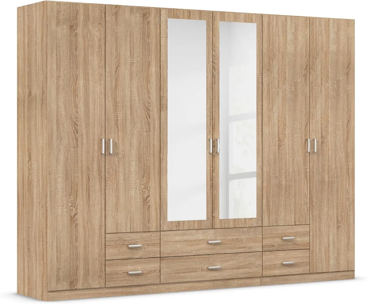 Dressing 6 Portes avec Miroir