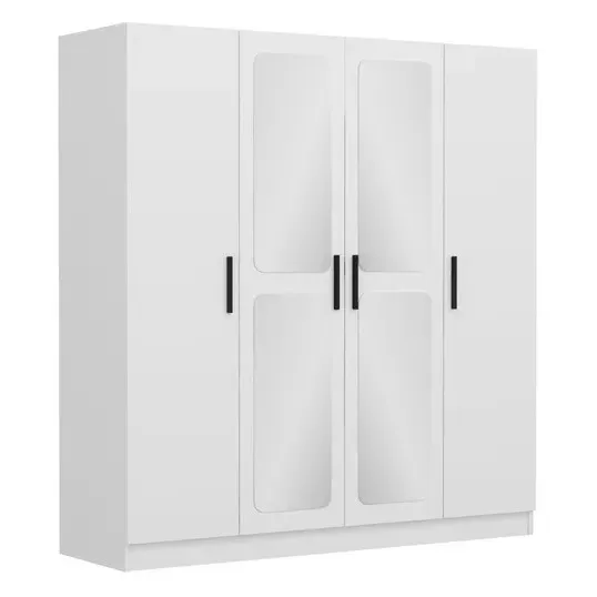 Dressing 4 Portes avec Miroir