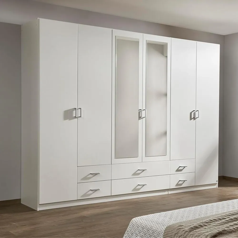 Dressing 6 Portes avec Miroir