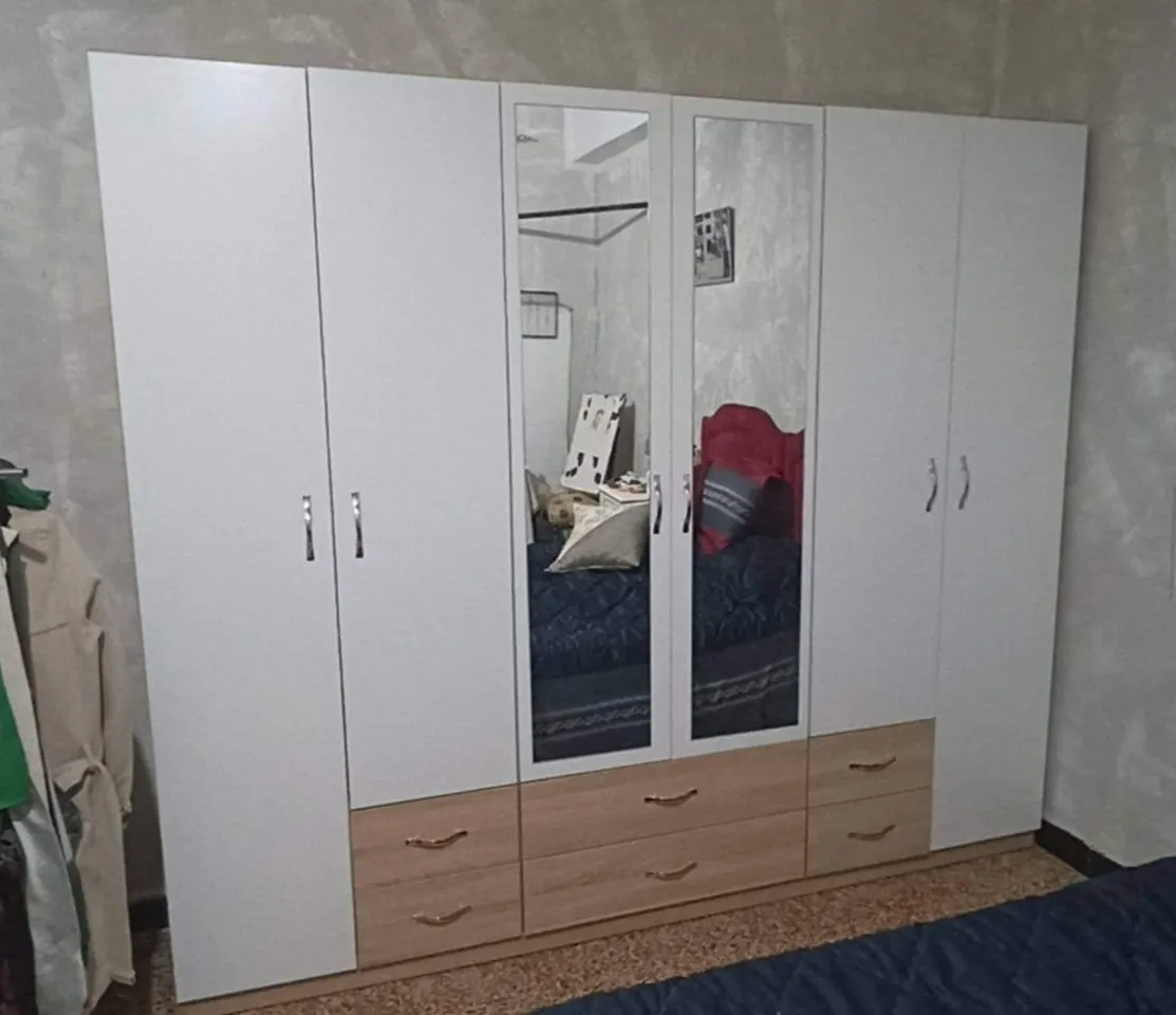 Dressing 6 Portes avec Miroir